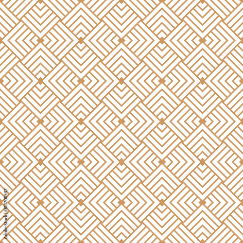 Luxury gold geometric seamless pattern geometric with overlapped square rhombus and striped line ,png with transparent background for card, textile, packaging, branding.