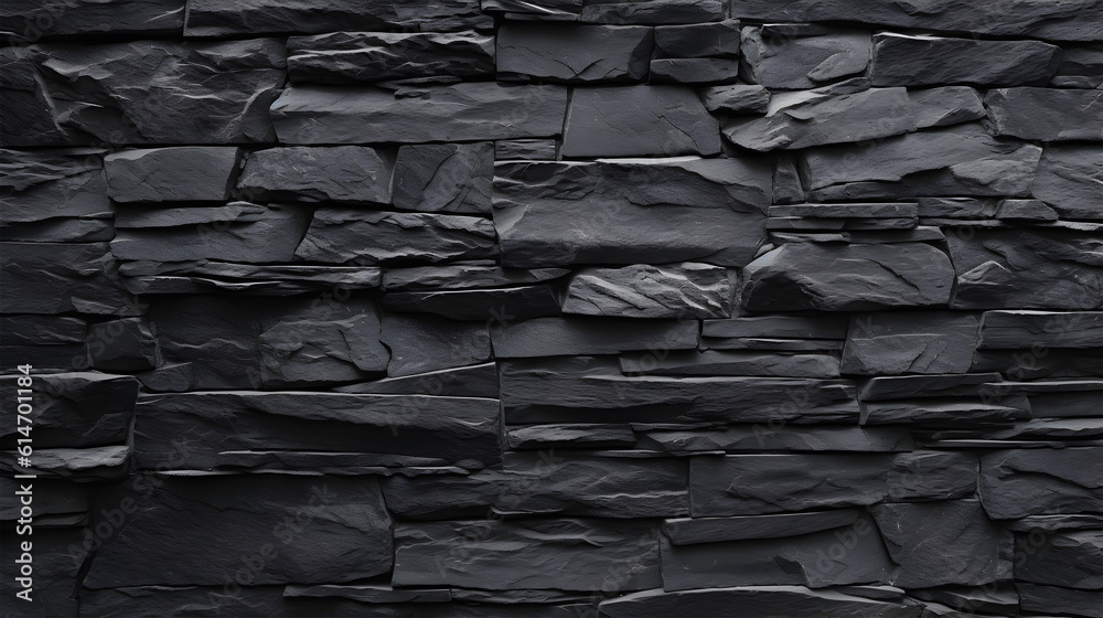 Dark grey black slate background. Generative AI. Dark grey black slate background. Generative AI.