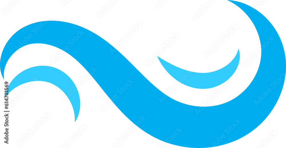 Waves vector design. Water wave icon. Wavy lines isolated. Waves vector design. Water wave icon. Wavy lines isolated.