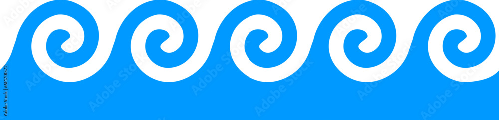 Waves vector design. Water wave icon. Wavy lines isolated. Waves vector design. Water wave icon. Wavy lines isolated.