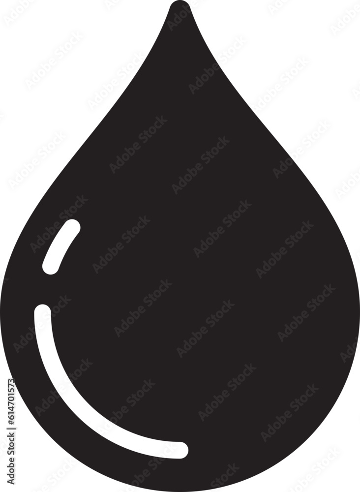 Drop water icon vector isolated design element Drop water icon vector isolated design element