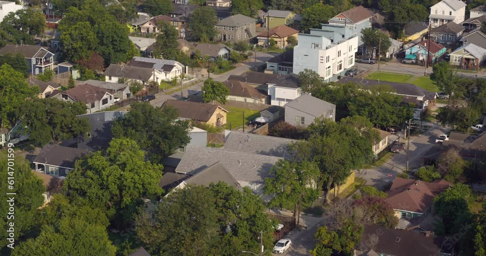 Birds eye view of homes in North Houston Birds eye view of homes in North Houston