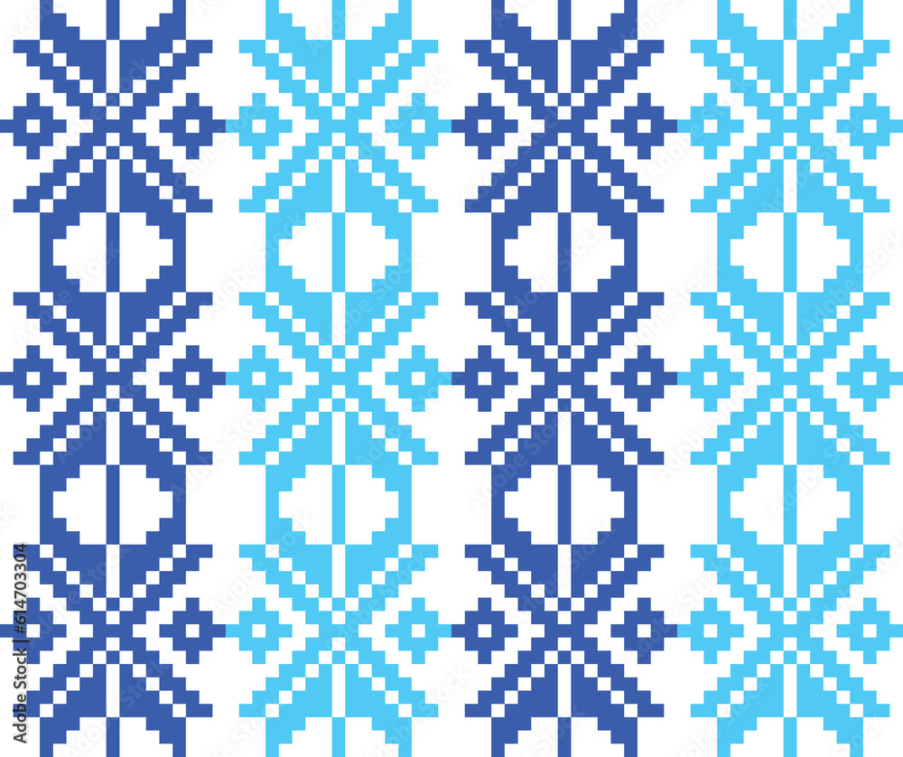 Thai pattern seamless and blue wallpaper Thai pattern seamless and blue wallpaper