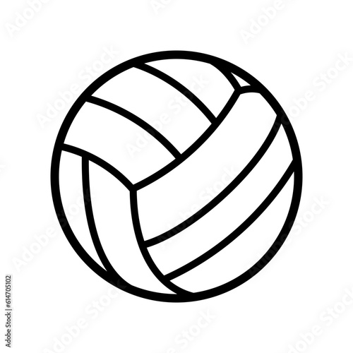 volleyball isolated on white