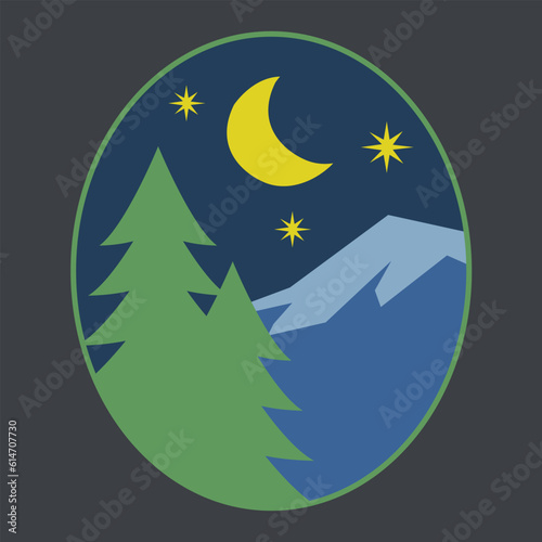Outdoor Hill And Mountain Badges Logo (ID: 614707730)
