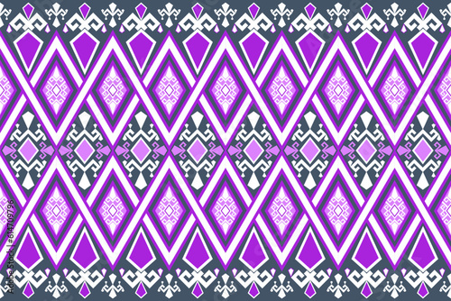 Design for fabric pattern. Patterns for printing on clothes, shirts, skirts. Weaving pattern for Thai silk.