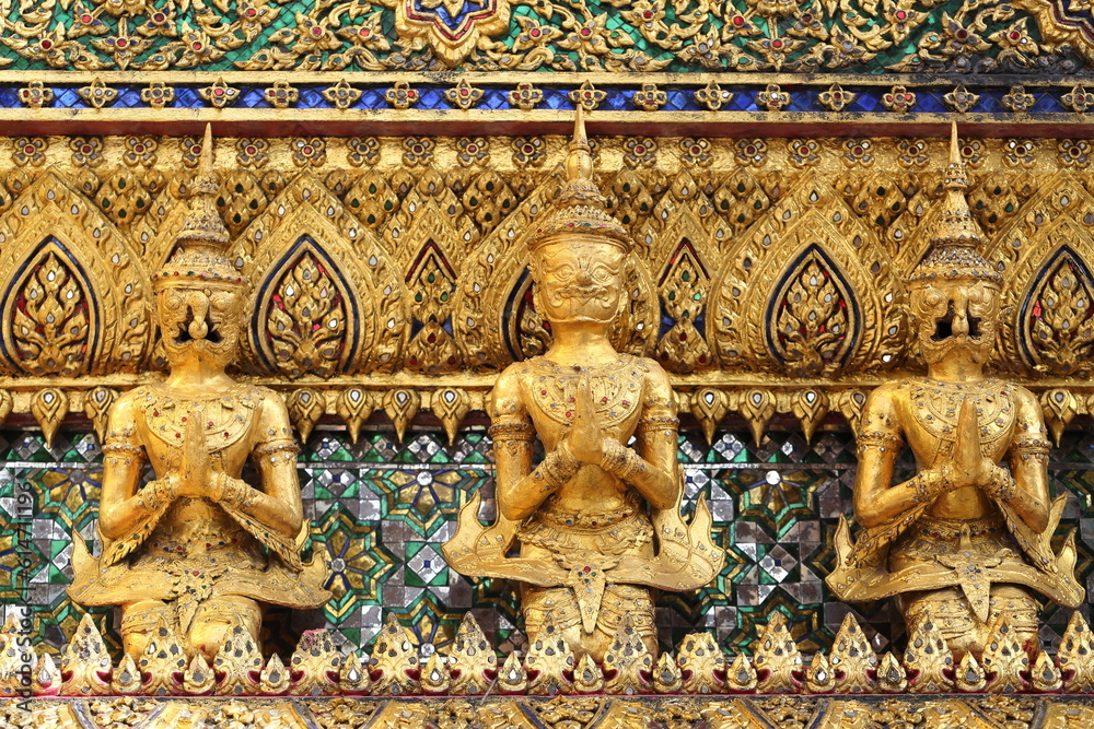 Wat Phra Kaew and The Grand Palace in Bangkok, Thailand