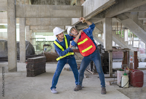 Canvas-taulu concept occupational risk management in industry,workplace safety
