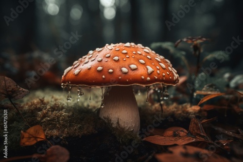 A mystical mushroom with enchanting properties. Generative AI