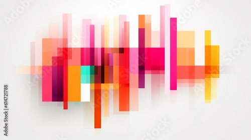 Abstract tech lines background. futuristic abstract shapes technology, Application cover and web site design, Generative AI illustration © AITTHIPHONG