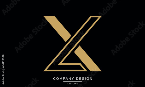 LX, XL, Abstract Letters Logo Monogram