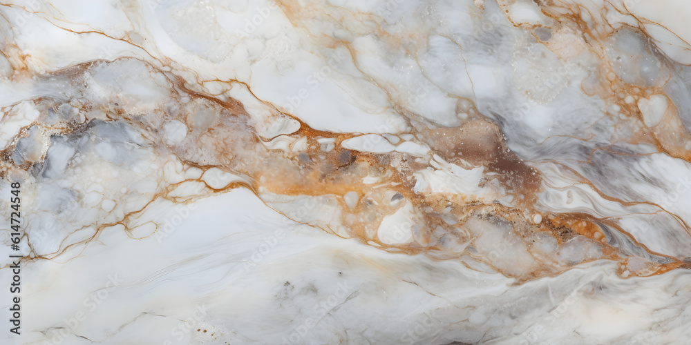 Abstract white marble background with brown and gray color, Natural patterns for design art work, Stone wall texture background. Generative AI. Abstract white marble background with brown and gray color, Natural patterns for design art work, Stone wall texture background. Generative AI.