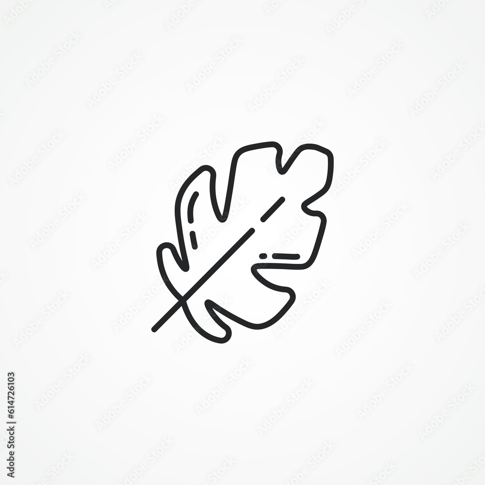 ficus leaf line icon. ficus leaf line icon ficus leaf line icon. ficus leaf line icon