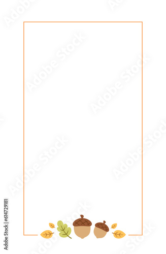 Cute Spring Frame Border Vertical Template. Can be used for shopping sale, promo poster, banner, flyer, invitation, website or greeting card. Vector illustration