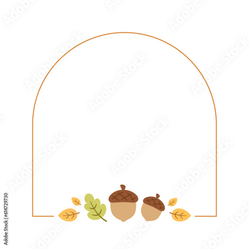 Cute Spring Frame Border Template. Can be used for shopping sale, promo poster, banner, flyer, invitation, website or greeting card. Vector illustration