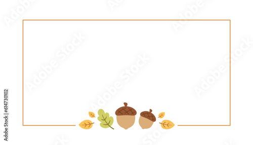 Cute Rectangle Spring Frame Border Template. Can be used for sale promo posts, banner, invitation, website or greeting card. Vector illustration