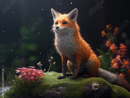 Colorful Fox illustration
