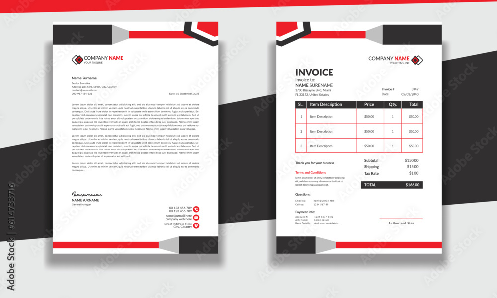 Corporate modern professional clean business invoice and letterhead design template with yellow blue green and red color creative modern letter head design template for your project letterhead . Corporate modern professional clean business invoice and letterhead design template with yellow blue green and red color creative modern letter head design template for your project letterhead .
