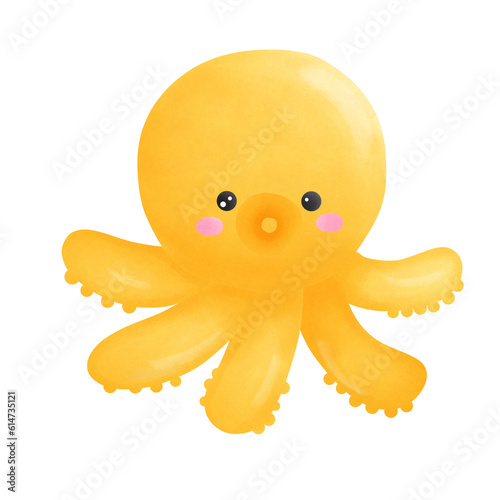 Yellow octopus 