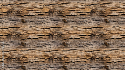 Seamless wood pattern, created with generative AI technology