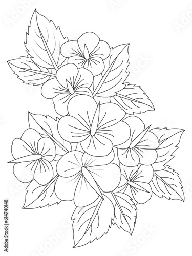 Flower mandala illustration. Oriental pattern  vintage decorative elements Easy mandala kaleidoscope pattern on white background  Adult coloring page 