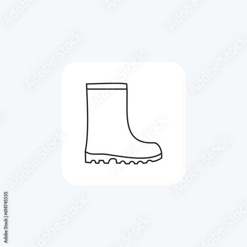  Chelsea Boots Sleek Classics Simple and sleek Flat Icon Design on White background

