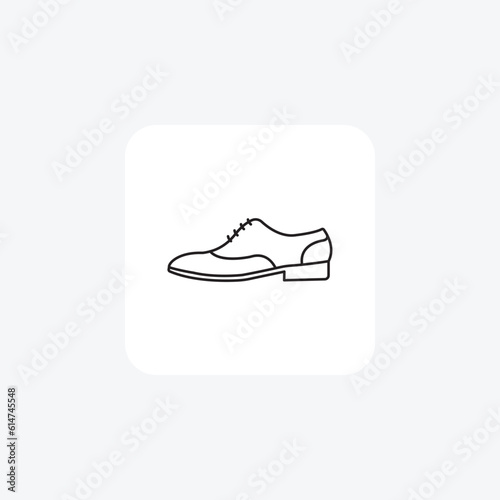  Brogues Classic Detail Minimalist Flat Icon 

