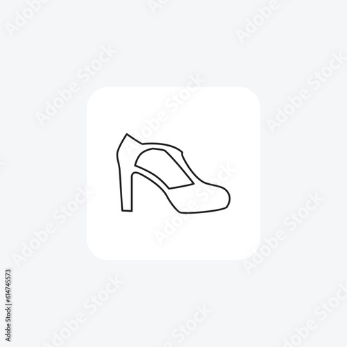  Mary Janes Vintage CharmSimple and sleek Flat Icon Design on White background

