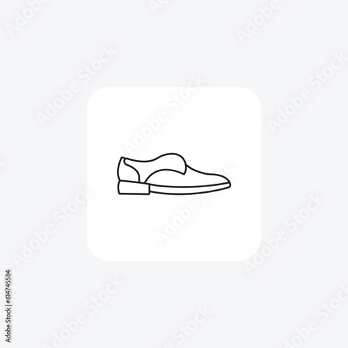  Round Toe Shoes Classic Comfort Vector Flat Icon Isolated on white Background