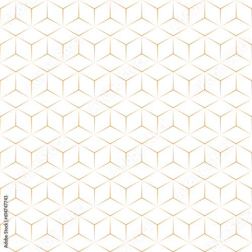Seamless hexagonal geometric pattern, wallpaper.
