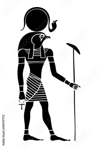 Ra - God of the Sun on transparent background