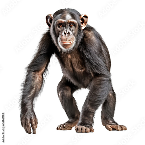 chimpanzee isolated photo