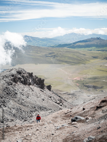 landscape with a volcano