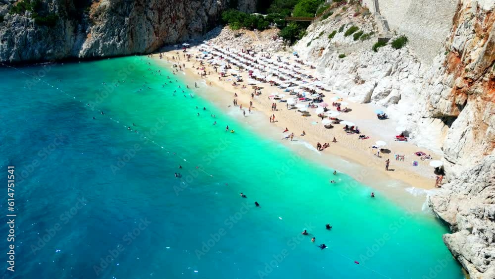 Kaputaş Beach with its famous bright turquoise sea is not only one of the most beautiful beaches on the Lycian Coast, but it's considered to be one of the most beautiful beaches in all of Turkey.