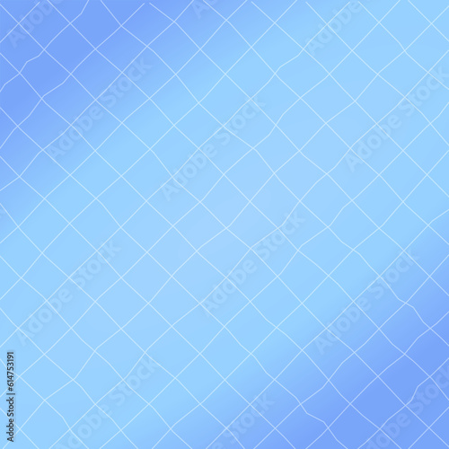Gradient cover. Cute distorted grid. Blue aesthetic background.