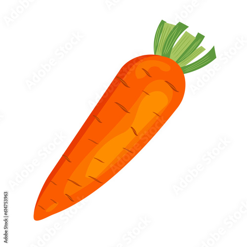 carrot isolated on white background