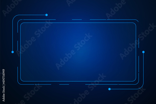 Sci fi futuristic user interface, HUD template frame design, Technology abstract background	
