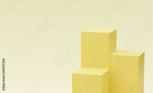 Vector podium, pedestal or platform, cosmetic product presentation background. 3d podium. Place for ads.