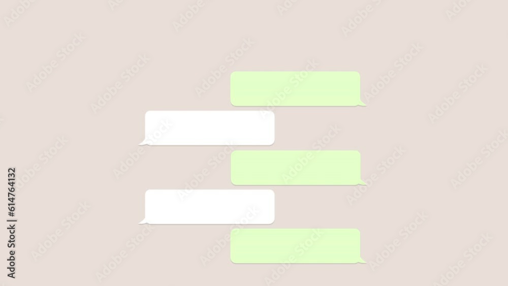 Customizing promo - Bubble speech - stock video Customizing promo - Bubble speech - stock video