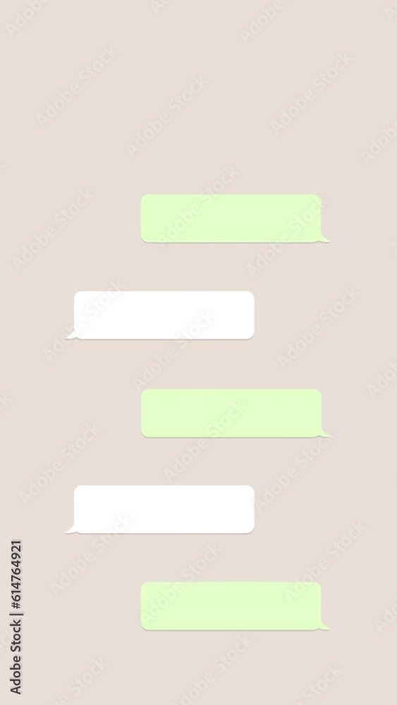 Customizing promo - Bubble speech - stock video Customizing promo - Bubble speech - stock video