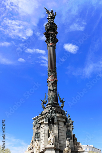 Monument a Colom, Kolumbussäule, Barcelona, Katalonien, Spanien, Europa photo