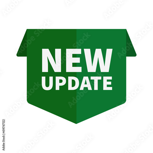 New Update In Green Color Unique Shape For Advertisement Sale
