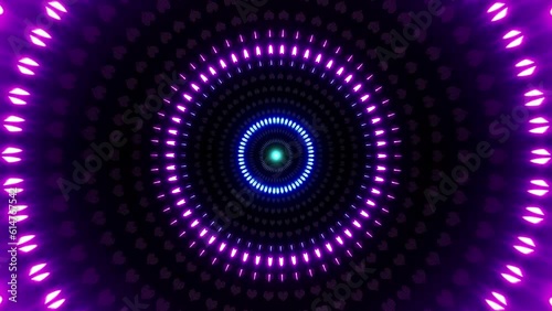 Flashing three neon color small multiple hearts shaped circle led light lamps