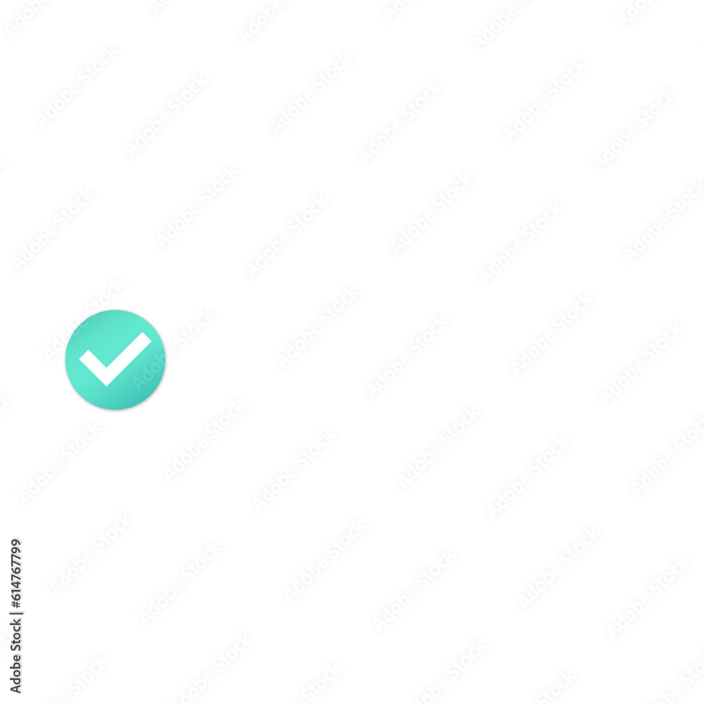 green mint check circle in banner bar green mint check circle in banner bar