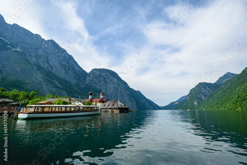 boat on the lake of Königssee