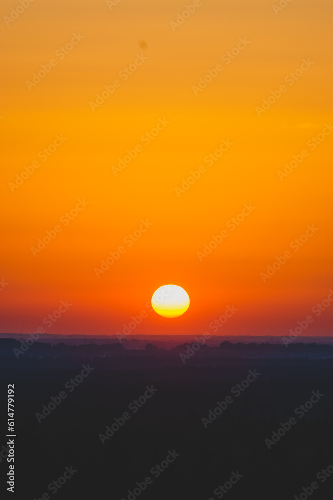 Fototapeta premium sunset in the distance