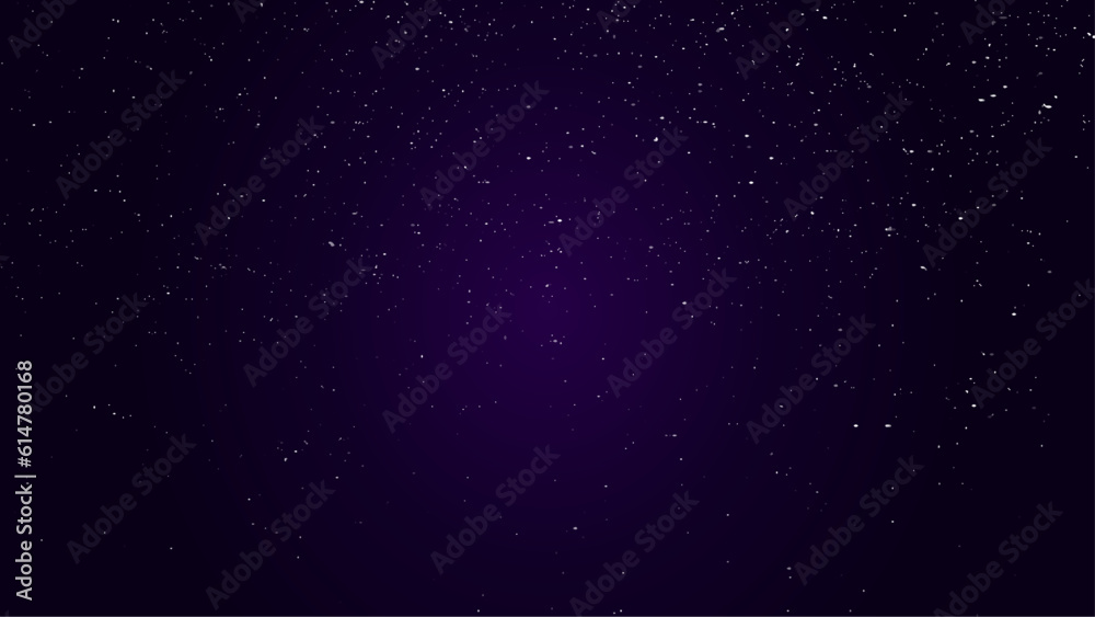 Night sky with stars and galaxy in outer space, universe background. Photo of the stars in a night sky