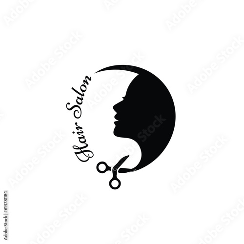 Creative Professional Trendy and Minimal Beauty, Hair Salon Logo Design, Beauty Salon Icon Logo in Editable Vector Format