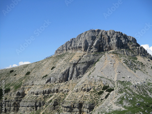the mountains of tres Cime