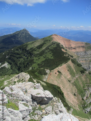 view from the mountains of tres Cime